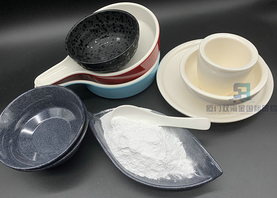 White Melamine Formaldehyde Powder / A5 A8 Melamine Raw Material High Grade