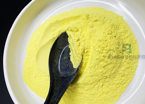Professional Yellow Color Melamine Powder Manufacturers 18s Curing Time